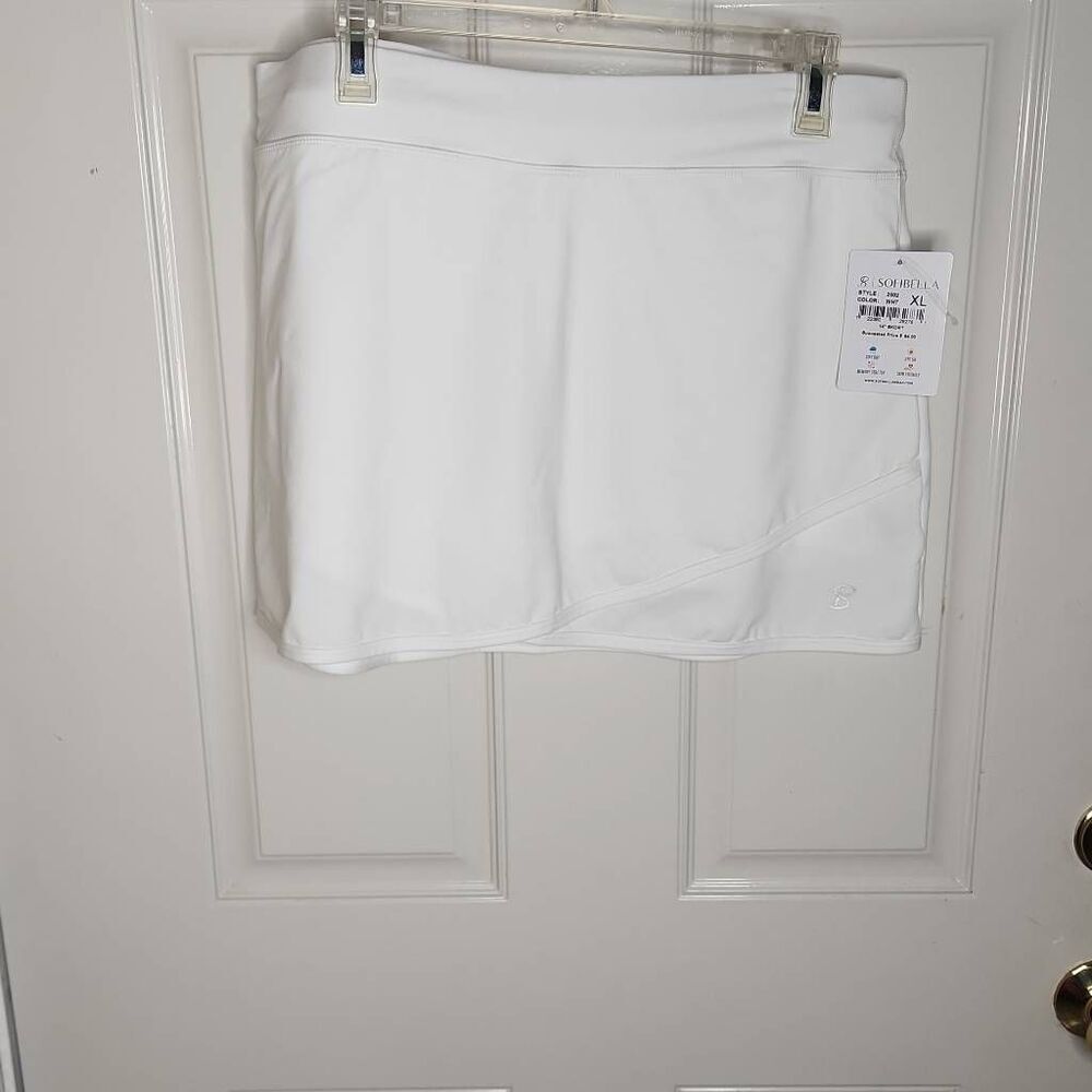 Sofibella white 14" tennis skort women's size XL